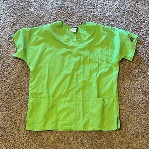 Unisex Like Green Scrub Top